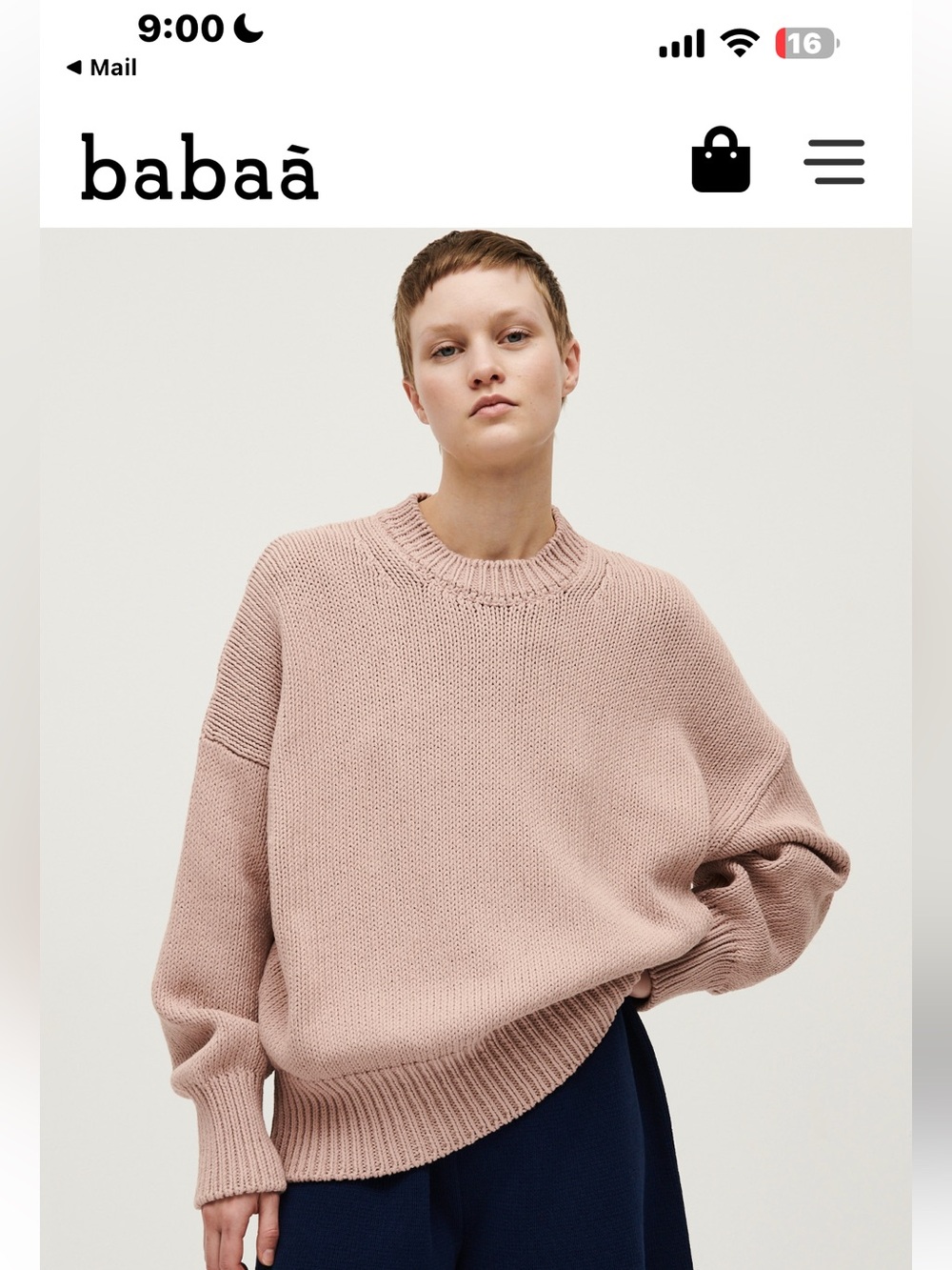 Cotton Babaa sweater